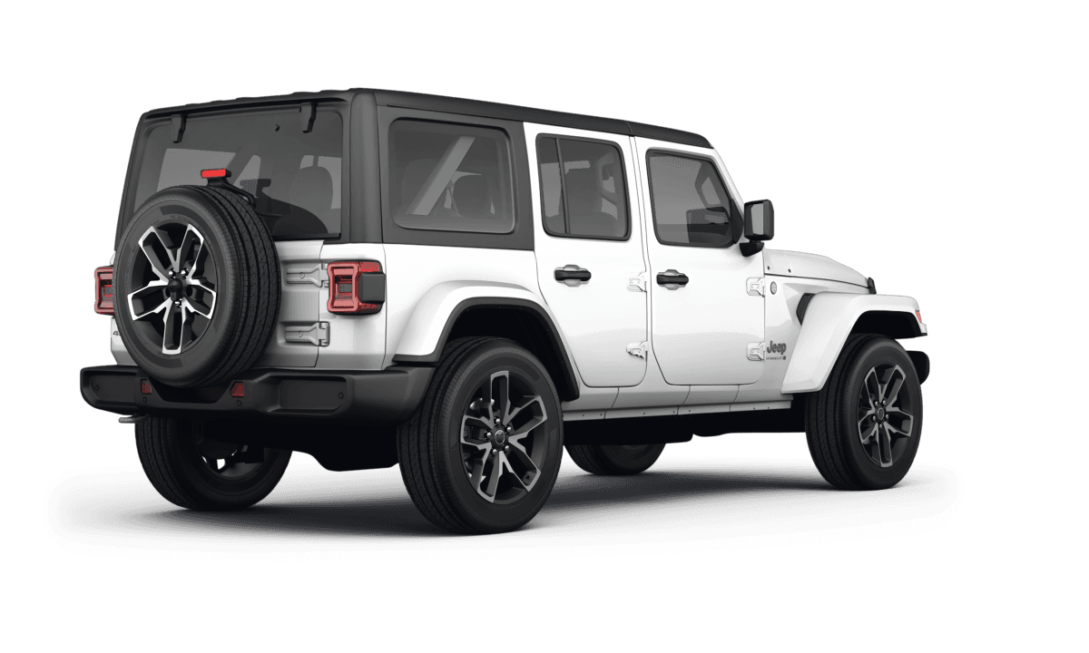Jeep Wrangler  - Back view Jeep Wrangler  - Back view